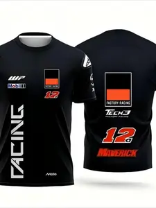 Summer Breathable Quick-drying Motorcycle Race No. 37 Pedro Acosta Men's and Women's Casual Short-sleeved Sport T-shirt