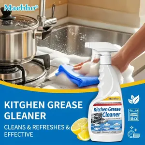 Maebho 16.91-ounce lemon-scented kitchen grease cleaner, multi-purpose kitchen cleaning solution