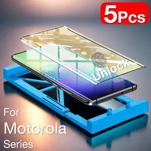 5Pcs For Motorola Moto Edge X40 X30 40 30 S30 Ultra Pro Fusion Screen Protector Protective With Install Kit Not Tempered Glass