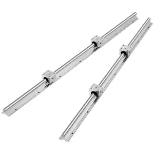 GARVEE Linear Rail Slide Kit: SBR16 & SBR20 Options with 2 Rails (800mm to 2000mm) & 4 Bearing Blocks, Ideal for CNC Automation & DIY Projects