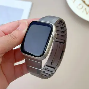 Stainless Steel Quick Fit Band for Apple Watch Ultra 3 49mm Man Luxury Bracelet Iwatch Series11 10 46mm 9 8 7 6 5 Se 4 45mm 44mm
