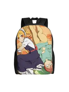 1PC Back to school season Adjustable Strap Dragon Maid Miss Kobayashi & Tohru Rucksack Camping Large Capacity Teenager Schoolbag Birthday