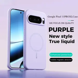 Liquid Silicone Phone Case for Google Pixel 11PROXL 10 9 Pro XL 9 10 Pro 9A 5G Magnetic MagSafe Protect Cover Shockproof Bumper