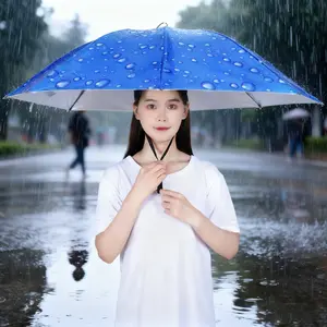 Head-mounted umbrellas, lightweight fishing umbrellas, are easy to carry and are very suitable for outdoor fishing, camping and exploration