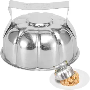 Professional Stainless Steel Flower Shape Fried Rice Press Mold - for Egg Fried Rice, Sushi, Omurice & DIY Plating, Perfect for Home and Restaurant Decoration