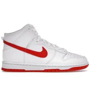 Nike Men's Dunk High White Picante Red, from StockX