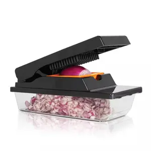 Nutri Slicer XL 4-in-1 Portable Easy Storage Handheld Kitchen Slicer with Storage Container Utensils