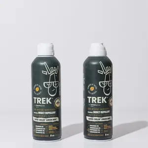 Lemongrass Farms TREK All Natural Personal Insect Repellent, Non-GMO, Deet-Free, Zero Seed Oils, All Natural Bug Spray, Plant Based Moisturizers, Natural Insect Repellent, TREK, Lemongrass Farms TREK