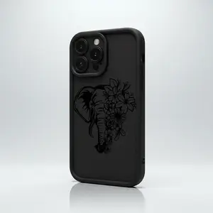 Bohemian Floral Elephant Head Art Phone Case for iPhone17/17PROMAX/17PRO/16/15/14/13/12/GALAXYS21/S22/S23/S24 Celestial Eye Layered Phone Case full lens coverage Cool trend BOBOJT1622005