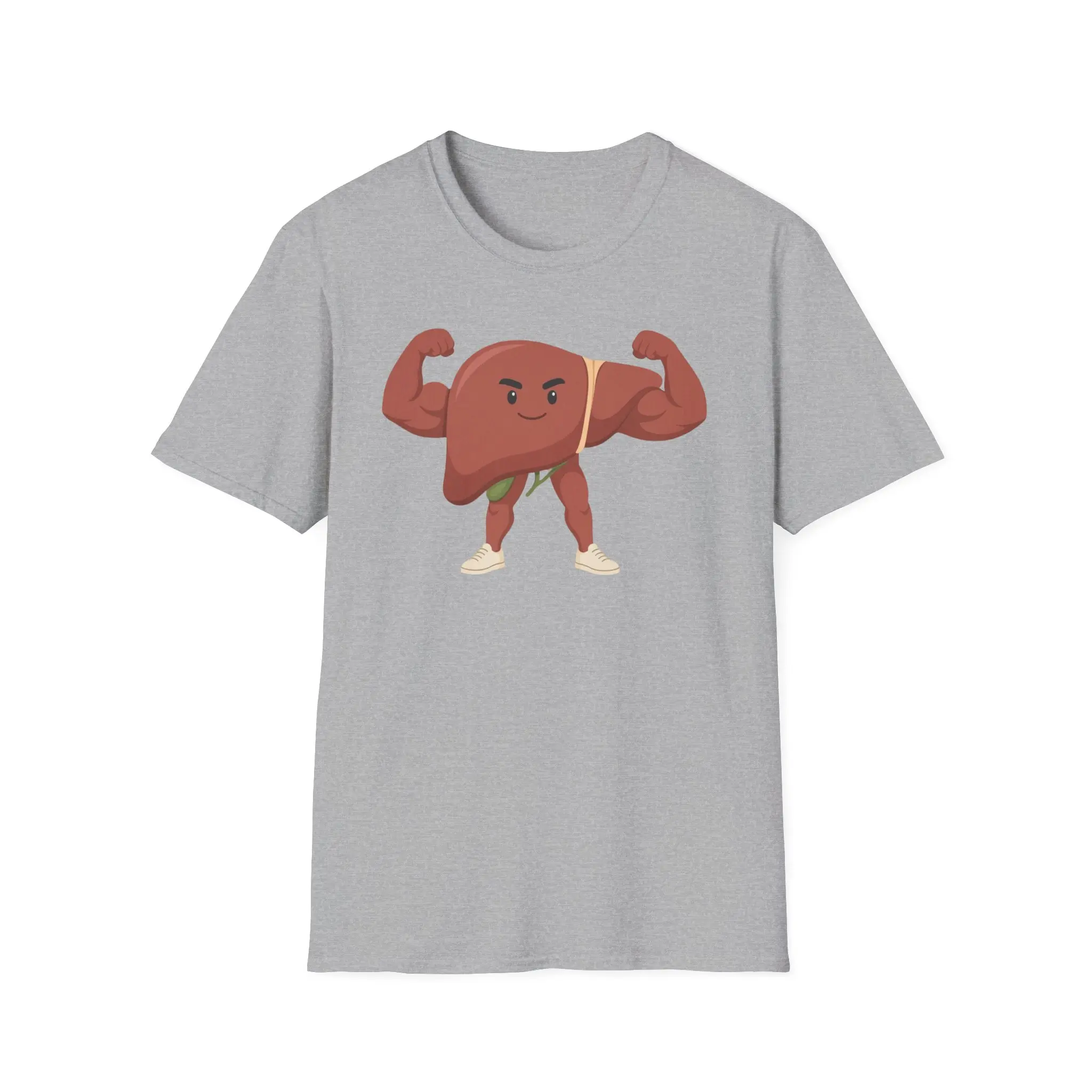 Flexing Liver T-Shirt | Liver Disease Awareness, Medical Patient Support