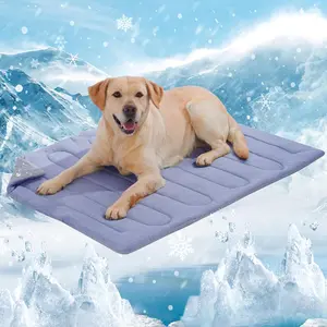 Dog Cooling Mat, No Need to Freeze Or Refrigerate This Cool Pet Pad Cat Mats- Keep Your Pet Cool, Machine Washable ((36" x 24" (L-Crate))