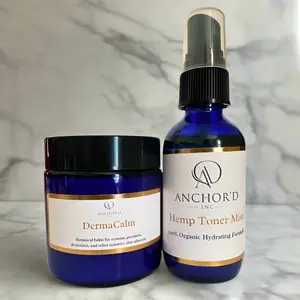 The Calm & Restore Bundle - Dermacalm Soothing Balm & Botanical Toner Mist for Eczema, Psoriasis, & Trauma-affected Skin