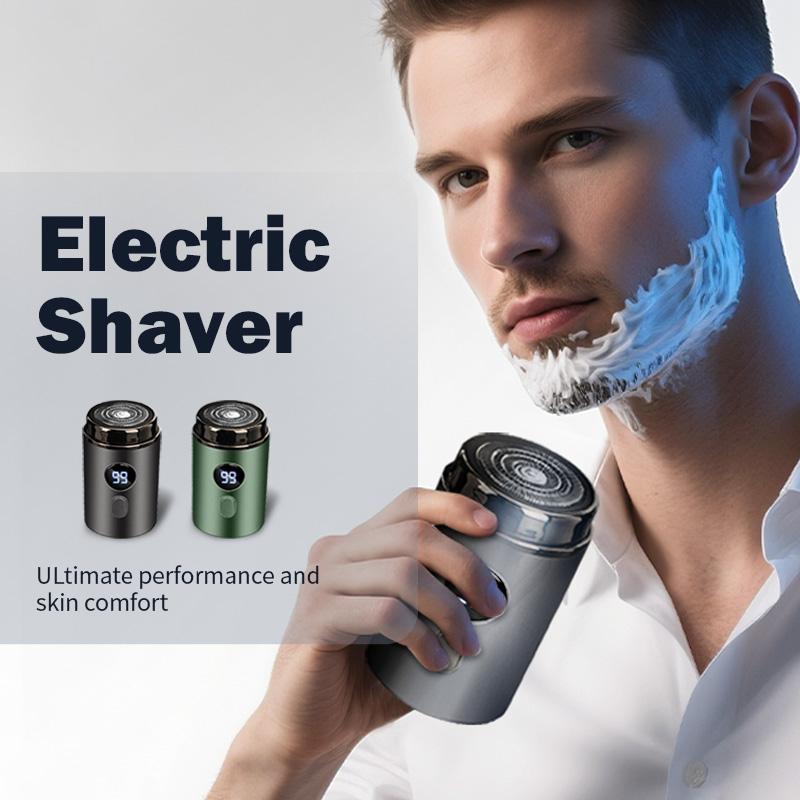 Mini Electric Shaver for Men - IPX7 Waterproof, Ultra-Thin 3D Floating ...