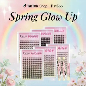 FayJoo All-Style Large Lash Pack |  Large Capacity, Cost-Effective, High Value, Soft Fluffy, Easy Refill, Match Multiple Glues | Daily/Party Makeup Essential, Lash Lovers' Go-To