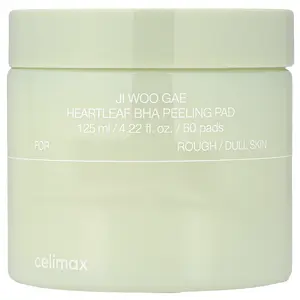 Celimax Ji Woo GAE Heartleaf BHA Peeling Pad, 60 Pads, 4.22 fl oz (125 ml) Celimax Ji Woo GAE Heartleaf BHA Peeling Pad, 60 Pads, 4.22 fl oz (125 ml)