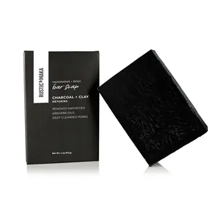 Charcoal + Clay Infused Natural Bar Soap for Undearm Cleansing + Detoxing