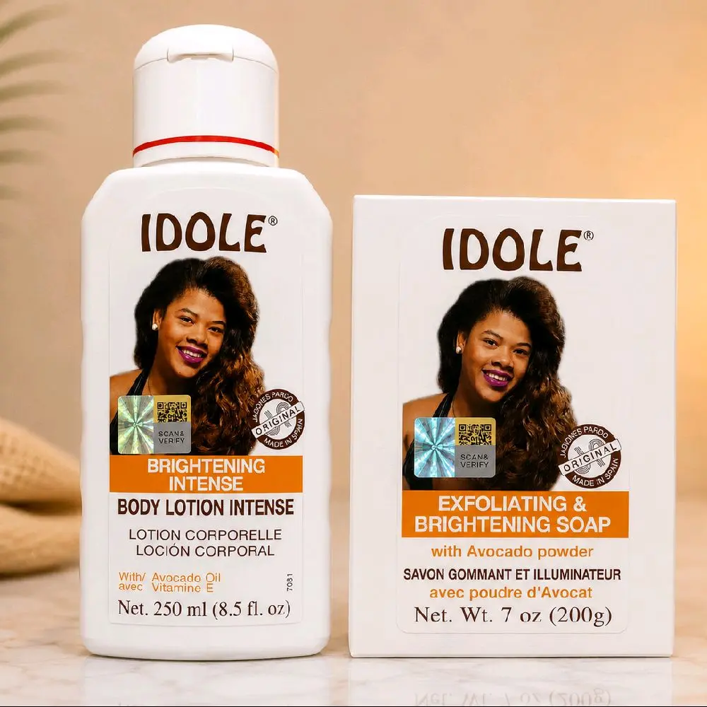 IDOLE Avocado Glow Duo Set – Body Lotion & Exfoliating Soap
