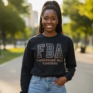 FBA Foundational Black American Swearshirt Pullover Sweatshirt Celebrating Black History diving American History