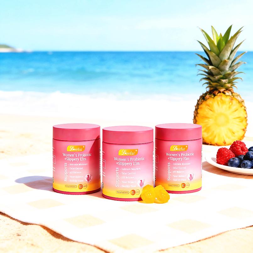 Juicy Probiotic Gummies for Feminine Health, Supports Balanced pH & Daily Comfort, Enriched with Slippery Elm & Prebiotic Blend Juicy Probiotic Gummies for Feminine Health, Supports Balanced pH & Daily Comfort, Enriched with Slippery Elm & Prebiotic Blend