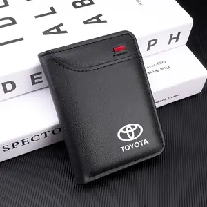 Men Wallet Car Driver's License Case, Leather Purse Holder for Toyota Models, Car Key Holder, Universal Fit, Durable & Stylish Design