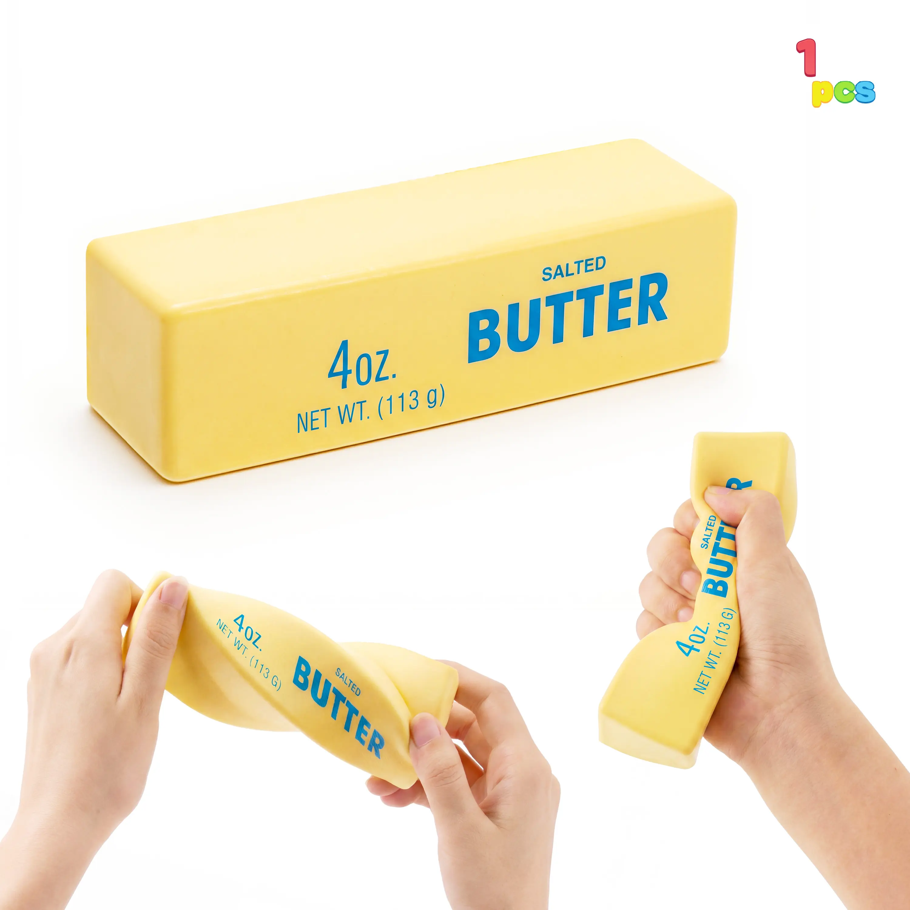 JOYIN Slow Rising Butter Stick Squishy Toy, Stress Balls, Stress Relief & Fidget Toys For Kids and Adults, New Extra-Large Version,Birthday Gifts & Party Favors