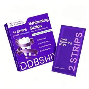 14 Pairs of Teeth Whitening Strips, TeethWhitening Strips,Purple Tooth Whitening,Tooth Stain Treatment,Combining Whiteningand Colour Correction