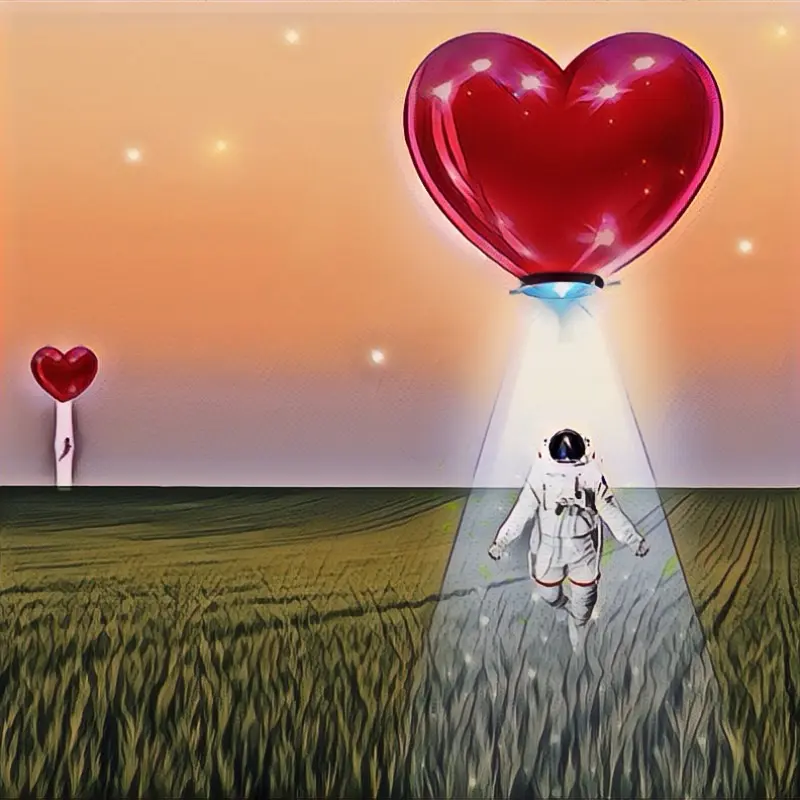 Love abduction- wall art