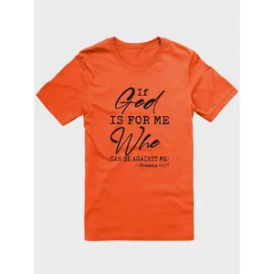 IF GOD IS FOR ME WHO CAN BE AGAINST ME? T-SHIRT &PRAYER & GRATITUDE JOURNAL BUNDLE