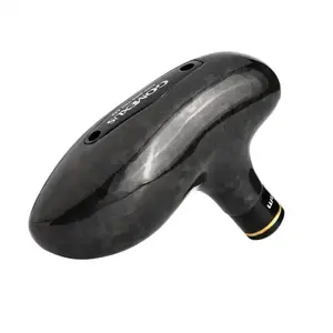 Gomexus F85 Forged Carbon Reel Power Knob 85mm | Ultra-Light 35g, Shimano Type B Compatible, Offshore Jigging Upgrade