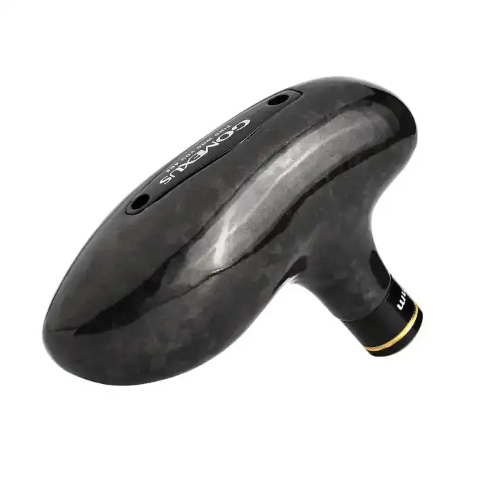 Gomexus F85 Forged Carbon Reel Power Knob 85mm | Ultra-Light 35g, Shimano Type B Compatible, Offshore Jigging Upgrade