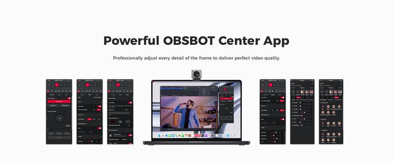 OBSBOT Meet SE 1080P Webcam with AI Framing Streaming Camera, 1/2.8" Sensor, Beauty Mode, Gesture Control, DOL HDR, Web Camera for Desktop and Gaming