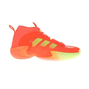 adidas Mens Exhibit 2 Mid Basketball Sneakers Shoes - Orange