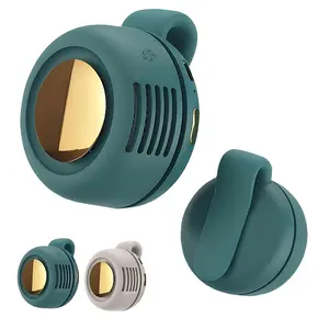 Portable Silent Mini Bladeless Electric Fan,Adjustable 3-speed Suspended Waist Fans,Phone Cooling Fan,Personal Fan,Rotating Body Fan Suitable for Outdoor Travel,fathersdaygift