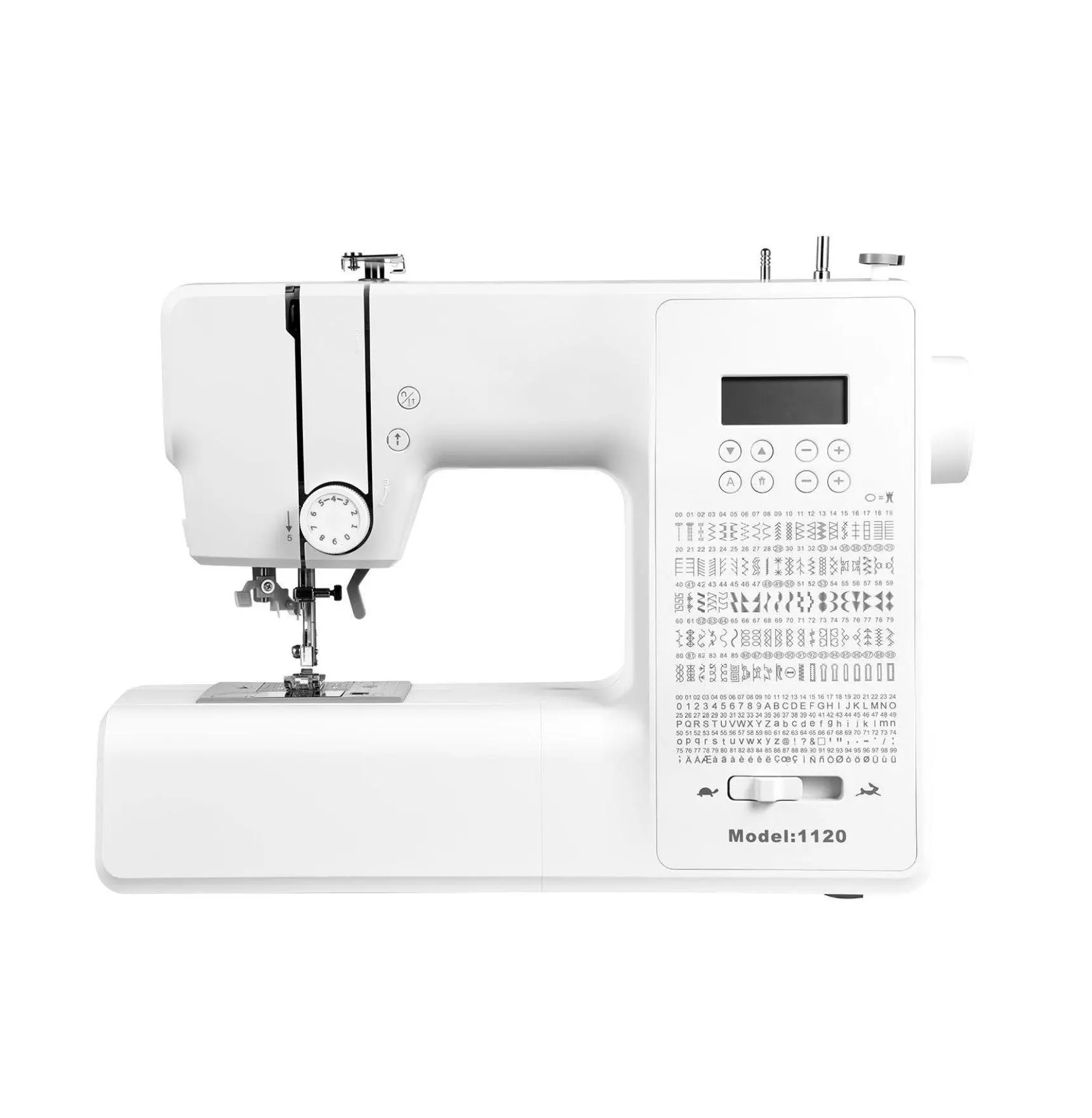 Computerized Sewing Machine, 200 Stitch Patterns, LCD Screen, Heavy-Duty Metal Frame, Digital Sewing Machine for Home Use, Crafts, and Mending with Foot Pedal & LED Light