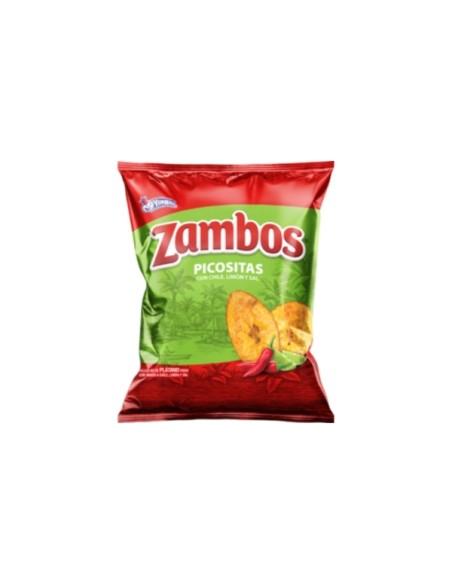 Zambos Picositas Ceviche Yuquitas Original Premium Lantain Chips 140g Snack