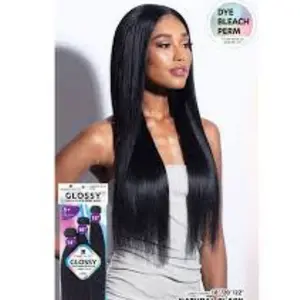 Shake-N-Go HUMAN HAIR Glossy 3 Bundles Straight
