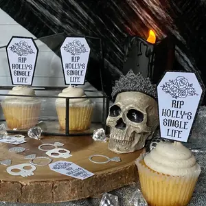 Till Death Do Us Party Cupcake Toppers