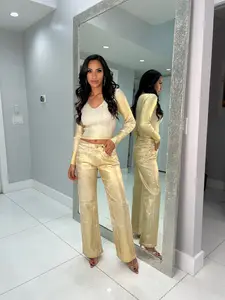 Dipped in Gold (Gold) (Denim) (jeans)