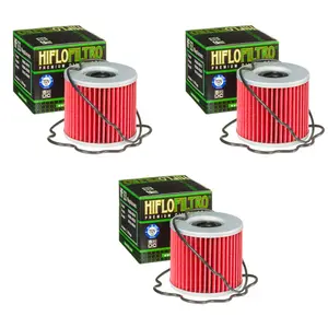 Hiflofiltro HF133 Oil Filter 3 Pack Suzuki GS250, GS400E, GS1000, GS400