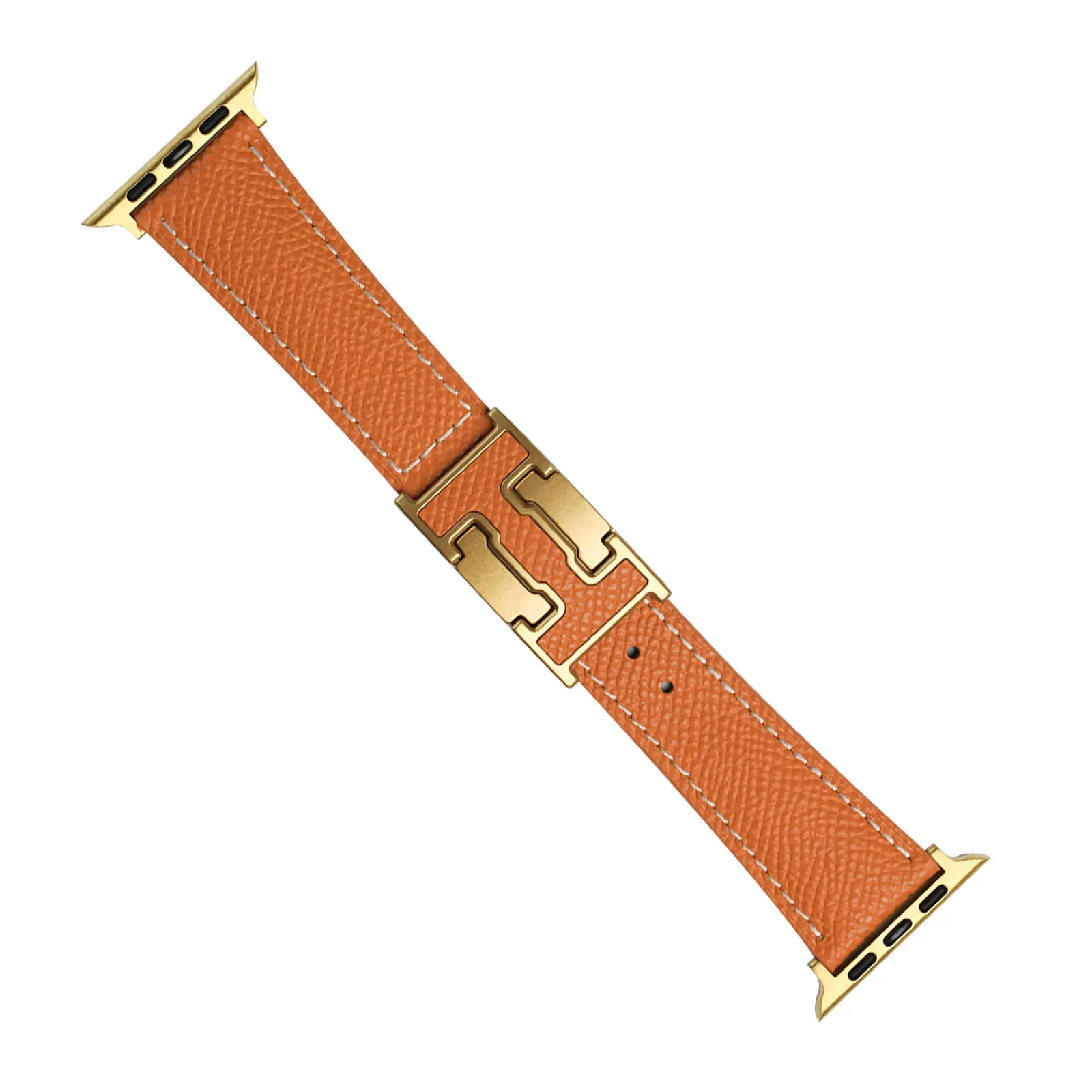 Orange Band +Gold Buckle