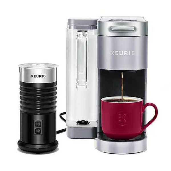 Keurig K-Supreme Single Serve Coffee Maker with Frother and 10 K-Cups