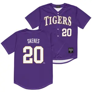 LSU Baseball Purple Jersey - Paul Skenes