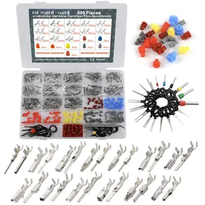 500 count Connector Terminal Pin Wire Harness Pins Automotive Auto  Electrical Connector Pins  ATV 1/1.5/1.8/2.2/2.8/3.5mm