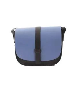 Pre-owned Pompei Donatella 100% Leather Crossbody Bags Blue Leather Crossbody Women's Bag