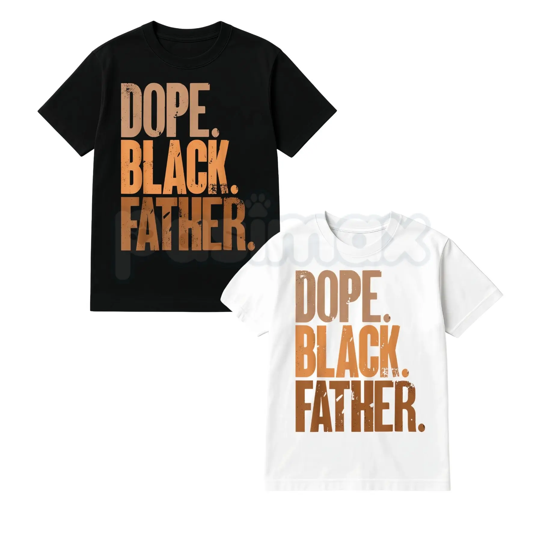 Dope Black Father" T-Shirt – Father's Day Retro Afrocentric Graphic Tee