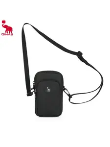 Men's Minimalist Solid Color Crossbody Bag, Lightweight Nylon Shoulder Bag, Waterproof Leisure Bag for Daily Use, Casual Crossbody Bag