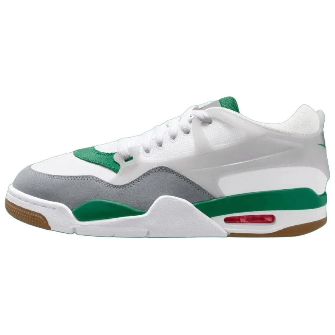 Jordan 4 Rm Pine Green Retro Versatile Cushioned Durable Low Top Basketball Shoes Unisex FQ7939-103