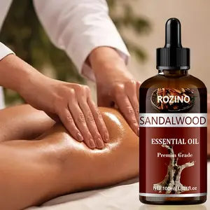 Premium Sandalwood Aromatherapy Skincare Essential Oil, Body Firming Oil, Rich Wood Scent, Anti-Inflammatory Repair, Balances Oils, Tightens Skin, All Skin Types