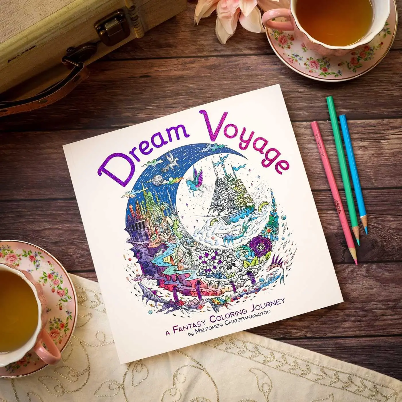 Dream Voyage Coloring Book - Melpomeni Coloring Collection, Paper Cover Paperback, Published 1/6/2026