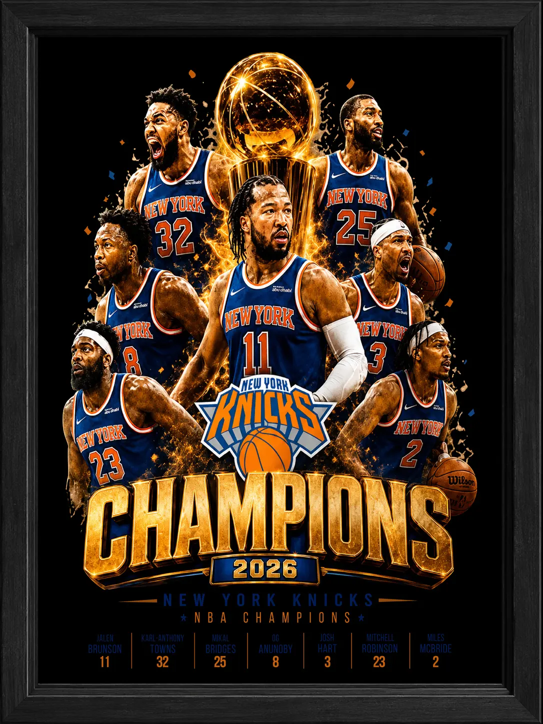 New York Basketball Vintage Poster 2026, Retro NYC Hoops Fan Poster